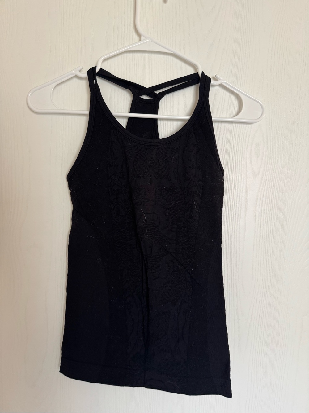 90 Degree By Reflex Black Crisscross Racerback Tank